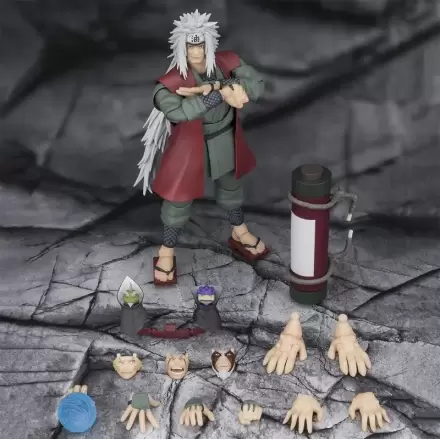 Naruto Shippuden Jiraiya Hidden Leaf Heroic Master Sage Mode S.H. Figuarts Figur 17 cm termékfotója