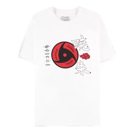 Naruto Shippuden T-Shirt Akatsuki Symbols White Produktfoto