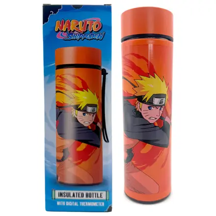 Naruto Shippuden Thermoskanne Edelstahl Flasche Thermometer 450 ml Produktfoto