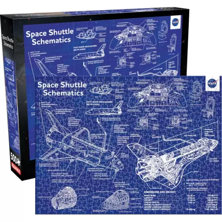 NASA Shuttle Schematic Puzzle (500 Teile) termékfotója