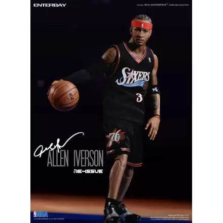NBA Collection Real Masterpiece Actionfigur 1/6 Allen Iverson Limited Retro Edition 30 cm termékfotója