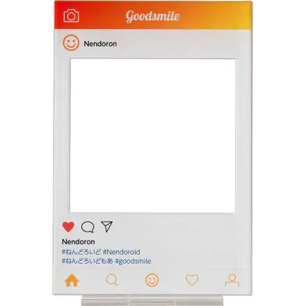 Nendoroid More Zubehör-Set Acrylic Frame Stand (Social Media) termékfotója