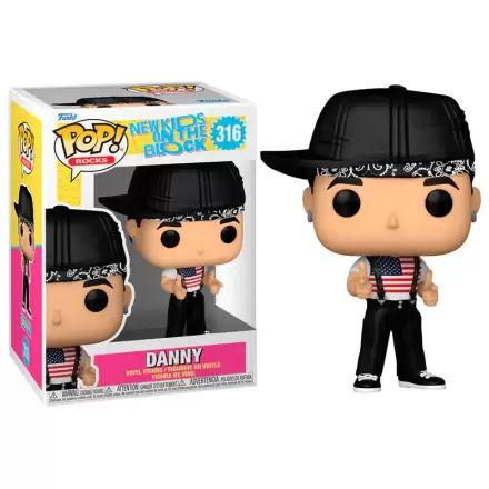 New Kids on the Block POP! Rocks Vinyl Figur Danny 9 cm Produktfoto