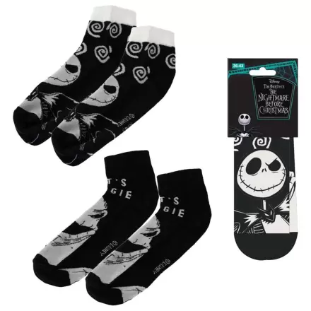 Nightmare before Christmas Knöchelsocken Doppelpacks 36-43 Produktfoto