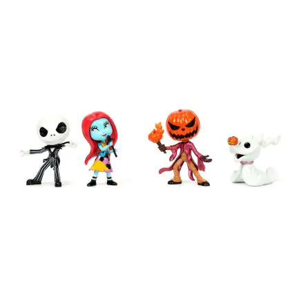 Nightmare Before Christmas 4-er Set Figurn metal 7cm Produktfoto
