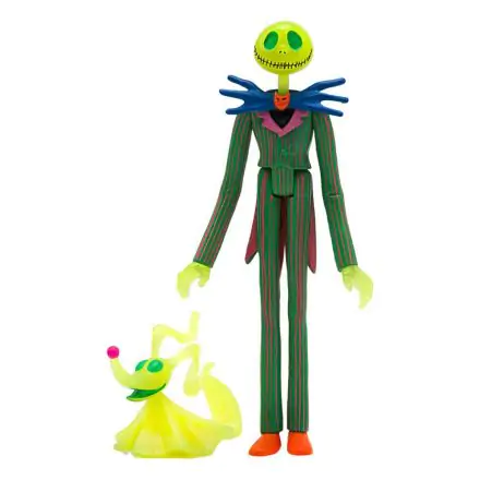 Nightmare Before Christmas ReAction Actionfigur Jack Skellington GITD (SDCC 2020) 10 cm Produktfoto