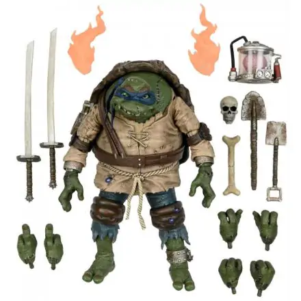 Ninja Turtles Leonardo als Buckliger Ultimative Figur 18cm Produktfoto