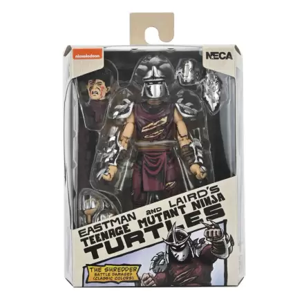 Ninja Turtles Teenage Mutant The Sheredder Battle Damaged Figur 18 cm Produktfoto