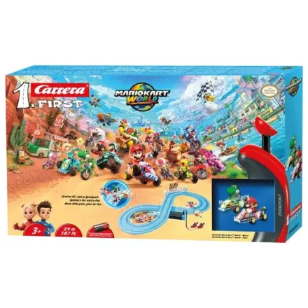 Nintendo Mario Kart Carrera First Rennbahn Set Mario Kart World Mario vs. Yoshi Produktfoto