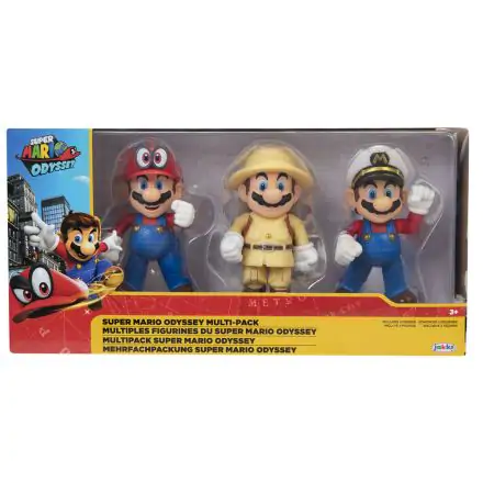 Nintendo Super Mario 3er Figuren set 10cm Produktfoto