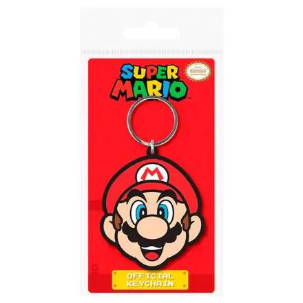 Super Mario Gummi-Schlüsselanhänger Mario 6 cm termékfotója