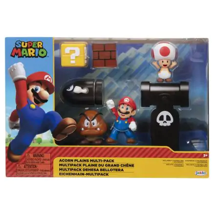 World of Nintendo Minifiguren 5er-Pack New Super Mario Bros. U Eichenhain 6 cm termékfotója