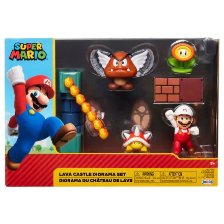 Nintendo Super Mario Lava Castle diorama set termékfotója