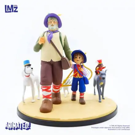 Nobody's boy: Remi Statue Remi, Vitalis, Dolce, Zerbino & Joli-Coeur 22 cm Produktfoto