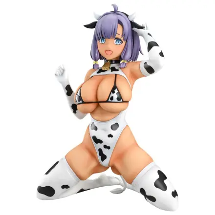 Nukitashi The Animation PVC Statue 1/5 Misaki Hotori Cow print costume Tanned Ver. 22 cm Produktfoto