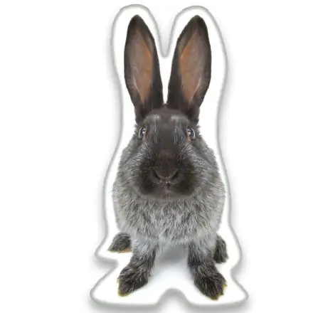 Hasenform Kissen, Dekokissen 22*36 cm Produktfoto