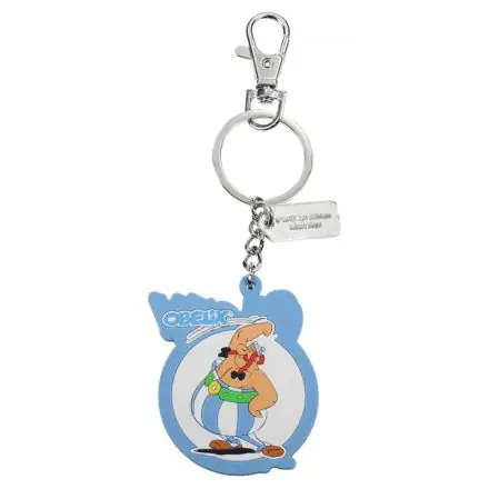 Obelix wendbarer Gummi-Schlüsselanhänger Produktfoto