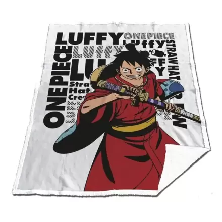 ONE PIECE Sherpa Decke 130x170cm Luffy "Wano" Produktfoto