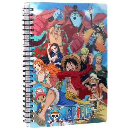 One Piece 3D Effekt A5 Notizbuch Gruppe 5 Produktfoto
