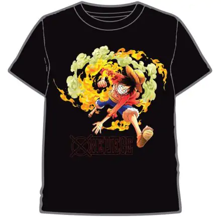 One Piece Luffy Attack T-shirt termékfotója