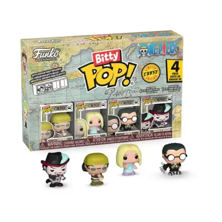 One Piece Bitty Funko POP! Vinyl Figur 4er-Pack Usopp Produktfoto