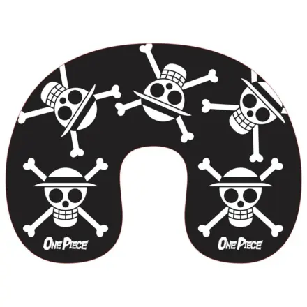 One Piece Black Skull Reisekissen, Nackenkissen Produktfoto