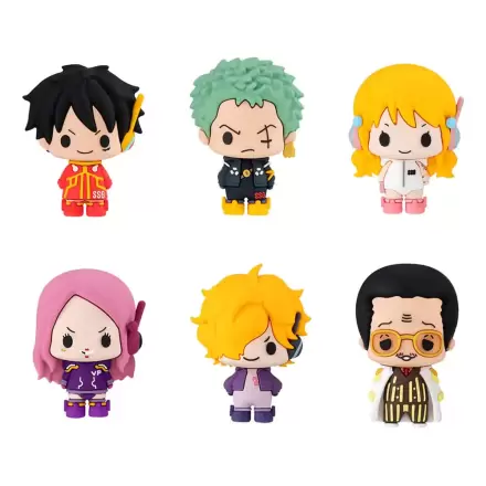 One Piece Chokorin Mascot Series Trading Figur 6er-Pack Egghead Ver. 5 cm Produktfoto