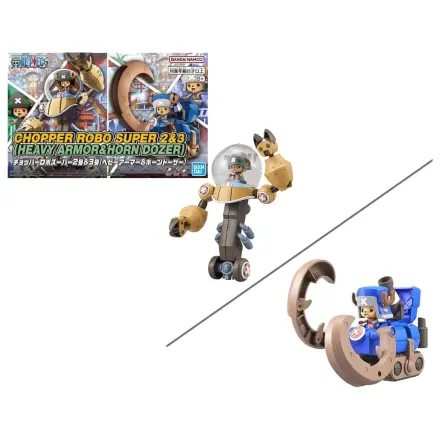 One Piece: Chopper Robo Super 2&3 Heavy Armor & Horn Dozer - Modellbausatz Produktfoto