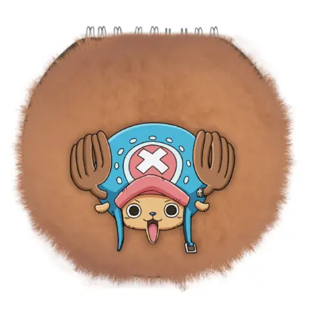 One Piece Chopper Rundes Flauschiges Notizbuch Produktfoto
