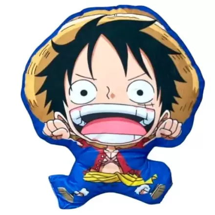 One Piece D Luffy 3D Kissen 35cm termékfotója