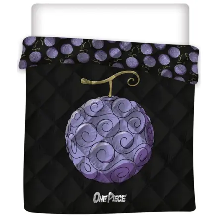 One Piece Devil Fruit gesteppte Tagesdecke Produktfoto
