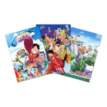 One Piece Klarsichthüllen 3er-Set Egghead Saga termékfotója