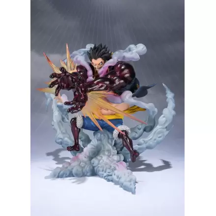 One Piece FiguartsZERO PVC-Statue Monkey D. Luffy Gear 4 Leo Bazooka Neuauflage 18 cm Produktfoto