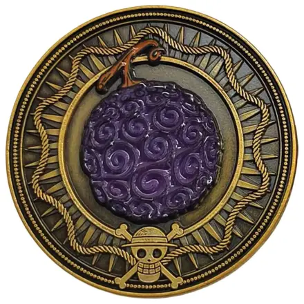 One Piece Sammelmünze Gum Gum Coin Limitierte Auflage 4 cm Produktfoto