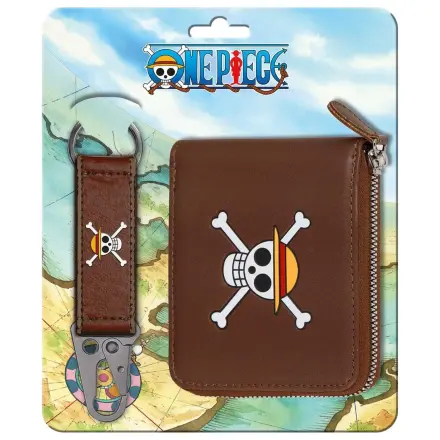 One Piece Schlüsselanhänger + Geldbörsen Set Produktfoto