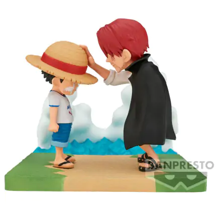 One Piece Log Stories Monkey Luffy & Shanks Figur 7cm Produktfoto