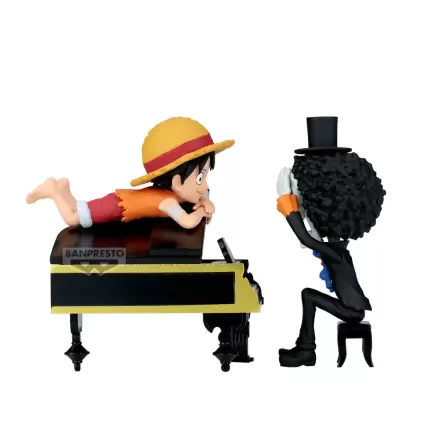 One Piece Luffy & Brook Word Collectable Stories Figur 8 cm Produktfoto