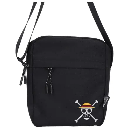 One Piece Umhängetasche Luffy Jolly Roger (Schwarz) 23 cm Produktfoto