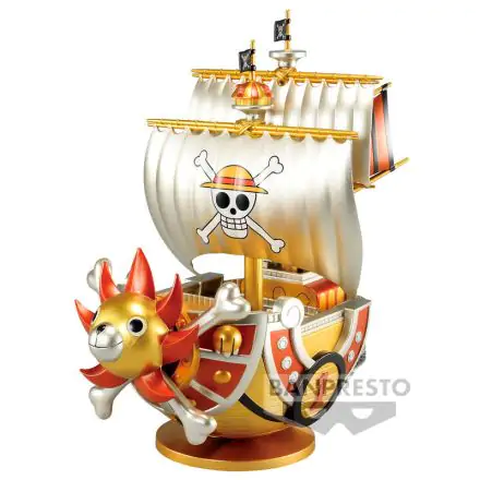 One Piece Mega World Collectable Thousand Sunny Gold Color Figur 19cm Produktfoto