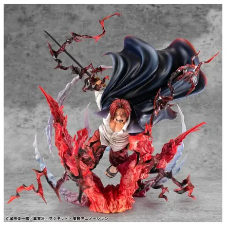 One Piece P.O.P SA-MAXIMUM PVC Statue Anführer der Rothaar-Piraten Red-Haired Shanks Kamusari 25 cm Produktfoto