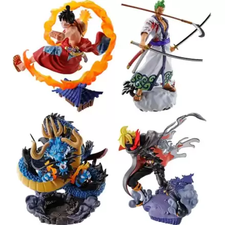 One Piece Petitrama PVC Mini-Statue Logbox Re Birth Wano Kuni Vol. 1 Set 9 cm termékfotója