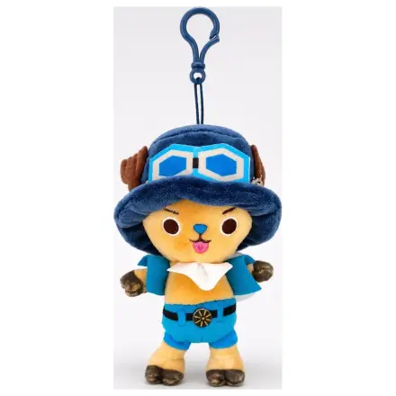 One Piece Plüsch Schlüsselanhänger Chopper x Sabo 11 cm Produktfoto