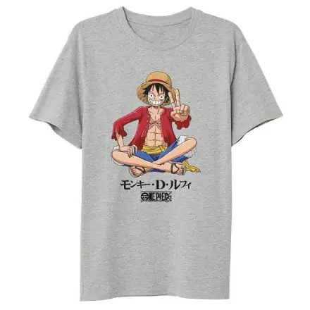 One Piece T-shirt Luffy Sitting Produktfoto