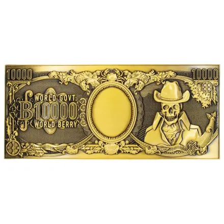 One Piece Replikat 10.000 World Berry Metall Banknote 6 x 15 cm Produktfoto