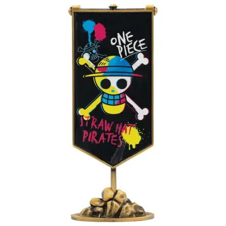 One Piece Replica Straw Hat Pirates Metallbanner 11 x 6 cm Produktfoto