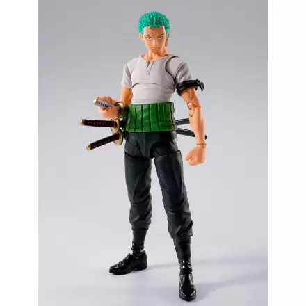 One Piece Roronoa Zoro Romance Dawn S.H Figuarts Figur 15cm termékfotója