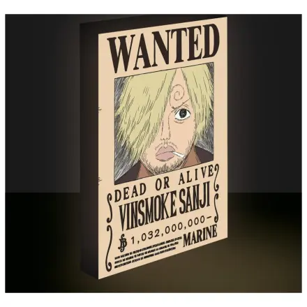 One Piece Sanji Wanted Light Leinwand 40x30 cm Produktfoto