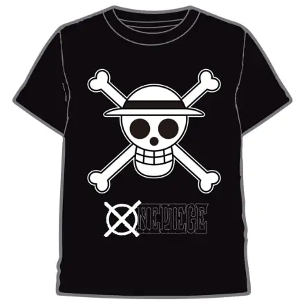 One Piece Skull Black & White T-shirt termékfotója