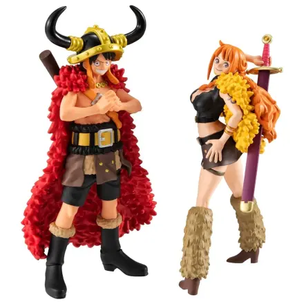 One Piece WALLSTAR PVC Figuren 2er-Pack Monkey D. Luffy & Nami Ver. Elbaph 11 cm (mit Geschenk) Produktfoto