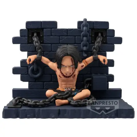 One Piece WCF Log Stories Portgas D Ace Impeldown Figur 8 cm Produktfoto